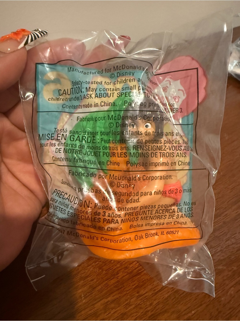 McDonald's 90s Vintage The Jungle Book Mowgli Figurine